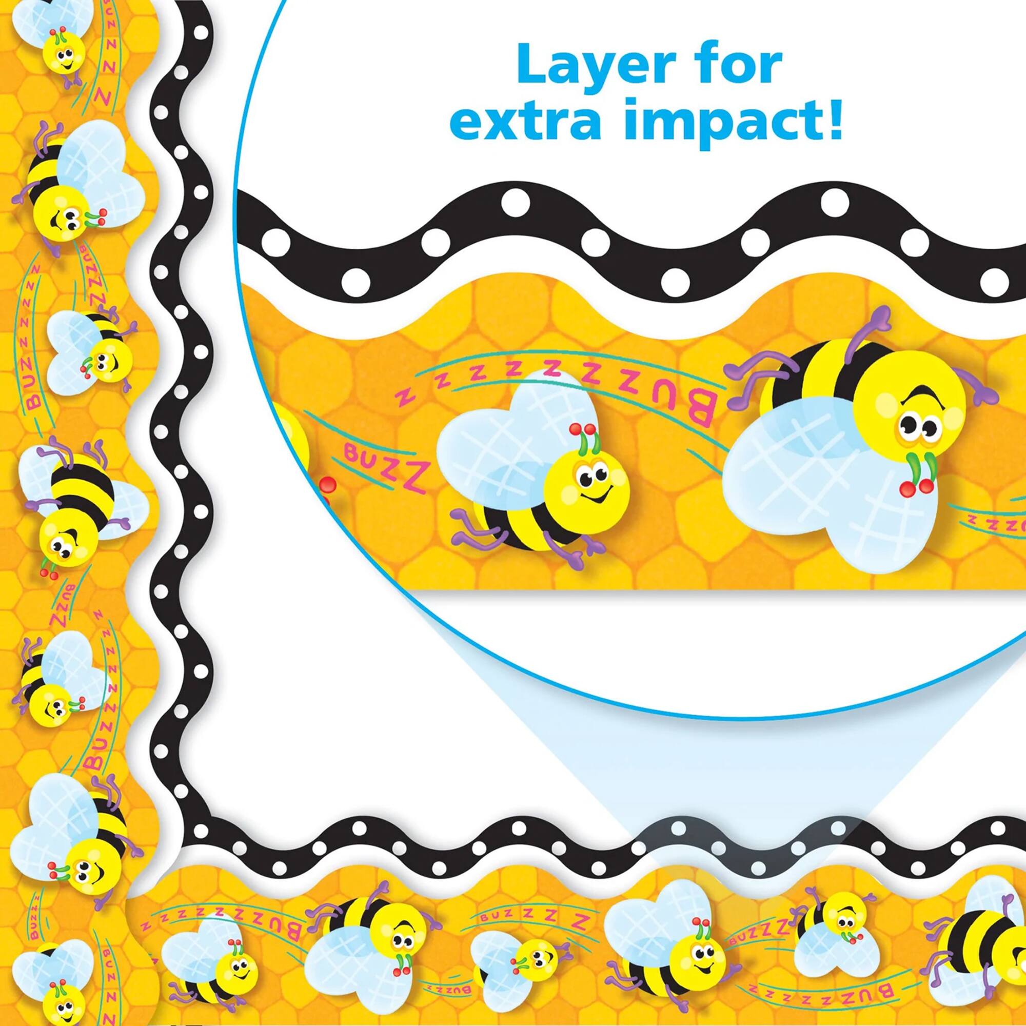 Trend Enterprises® Terrific Trimmers® Busy Bees Borders, 234ft.